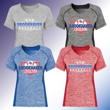 Brookhaven Baseball Ladies Short Sleeve Cool Core